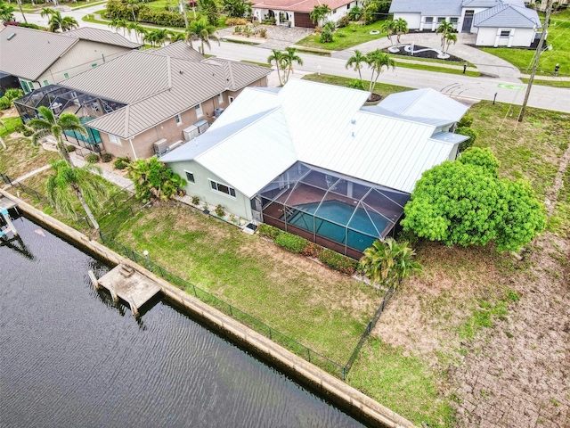 2160 Aqui Esta Dr, Punta Gorda, FL 33950 - aerial view of residential area with a nearby body of water