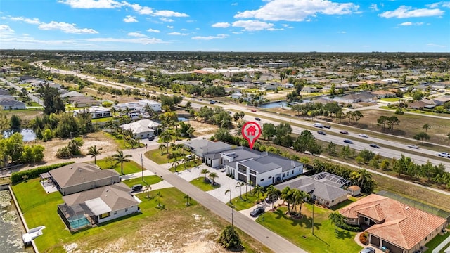 1108 SW 24th St, Cape Coral, FL 33991 - aerial perspective of suburban area