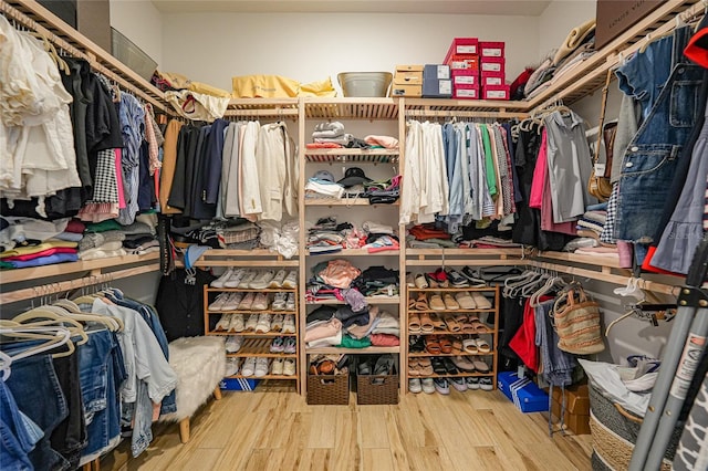 1801 Los Alamos Dr, Punta Gorda, FL 33950 - walk in closet featuring wood finished floors
