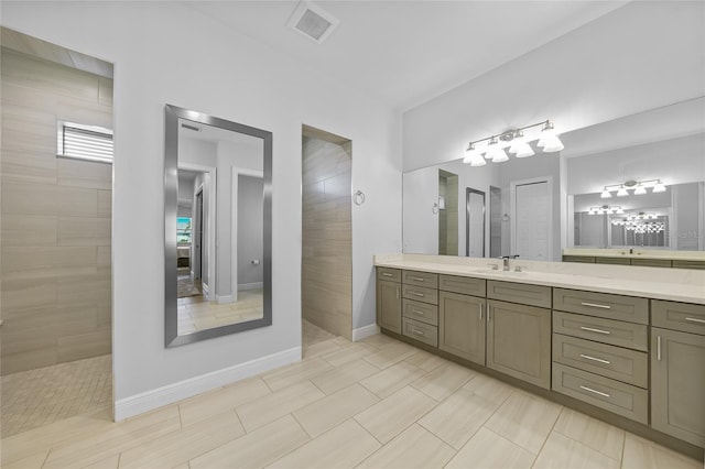 1801 Los Alamos Dr, Punta Gorda, FL 33950 - full bath featuring a walk in shower and vanity