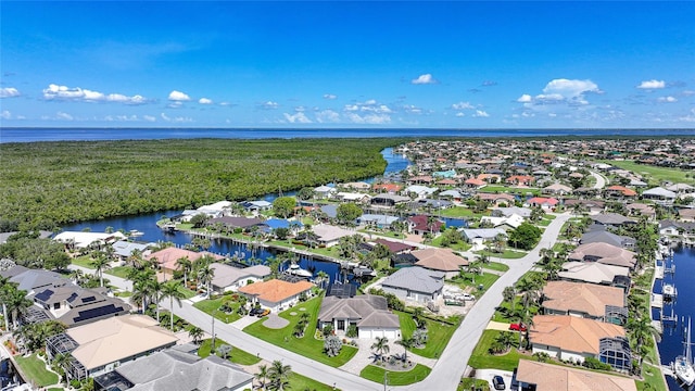 1801 Los Alamos Dr, Punta Gorda, FL 33950 - aerial view of residential area featuring a large body of water