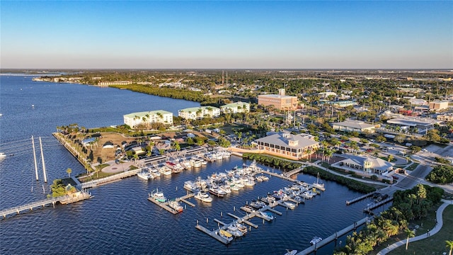 1801 Los Alamos Dr, Punta Gorda, FL 33950 - drone / aerial view of a nearby body of water and numerous boat docks