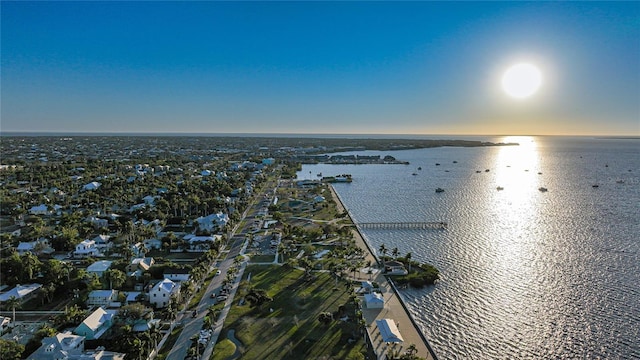 1801 Los Alamos Dr, Punta Gorda, FL 33950 - aerial view at dusk of a water view and a residential view
