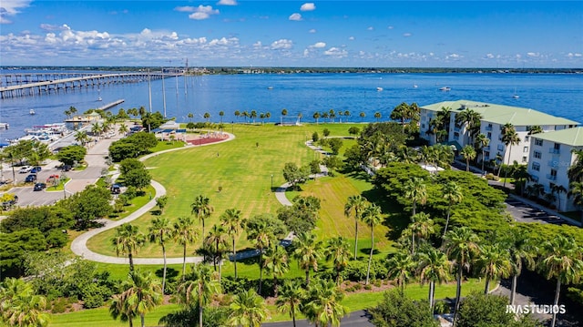 1801 Los Alamos Dr, Punta Gorda, FL 33950 - drone / aerial view of a notable bridge and a nearby body of water