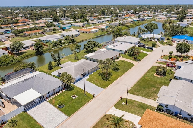 444 Edgewood Rd, Venice, FL 34293 - aerial perspective of suburban area with a nearby body of water