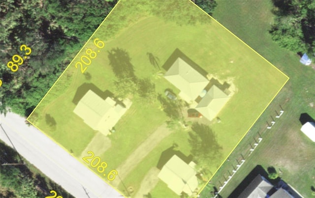 28024 Cleveland Ave, Punta Gorda, FL 33982 - map / location featuring property parcel outlined