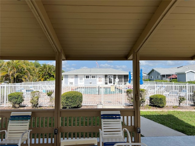 3300 Loveland Blvd Unit 602, Punta Gorda, FL 33980 - view of patio with a residential view