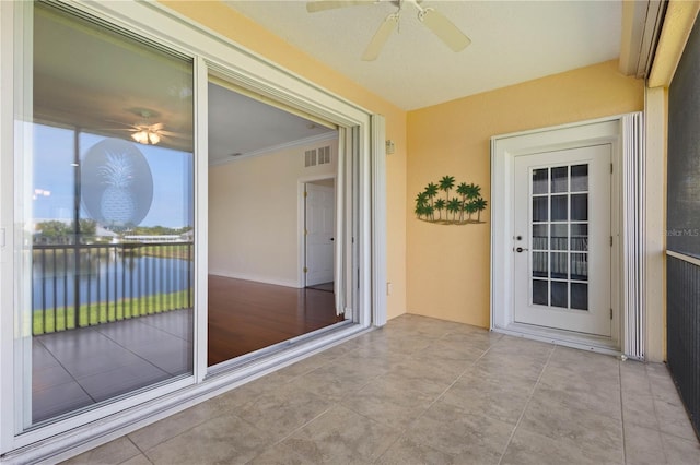 25555 Heritage Lake Blvd Unit 27, Punta Gorda, FL 33983 - unfurnished sunroom with a water view