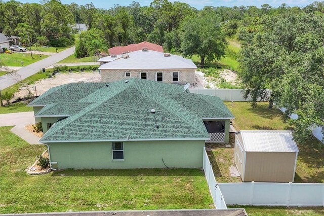 7280 Muncey Rd, North Port, FL 34291 - view of subject property with a heavily wooded area
