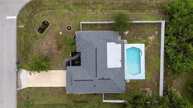 21220 Pemberton Ave, Port Charlotte, FL 33952 - drone / aerial view of a pool
