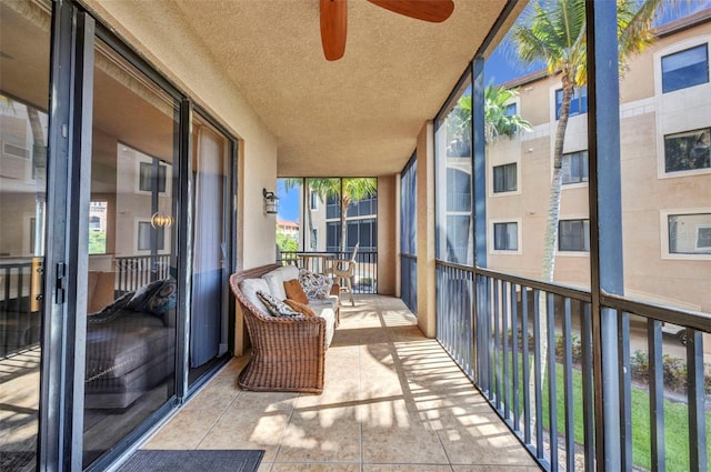90 Vivante Blvd Unit 202, Punta Gorda, FL 33950 - balcony featuring ceiling fan