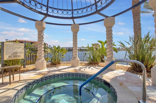 90 Vivante Blvd Unit 202, Punta Gorda, FL 33950 - view of pool with a hot tub
