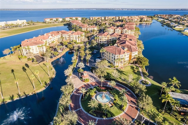 90 Vivante Blvd Unit 202, Punta Gorda, FL 33950 - drone / aerial view of apartment complex and a nearby body of water