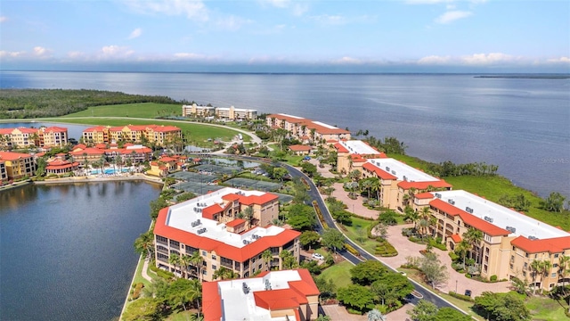 90 Vivante Blvd Unit 202, Punta Gorda, FL 33950 - drone / aerial view of apartment complex and a large body of water