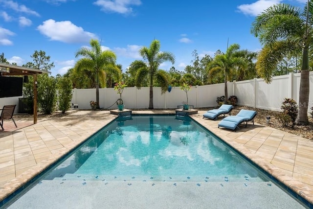 7424 Acorn Blvd, Punta Gorda, FL 33982 - view of pool featuring a patio area and a fenced backyard