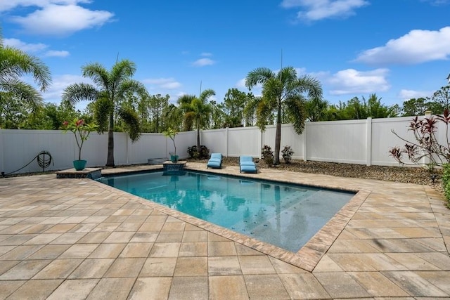 7424 Acorn Blvd, Punta Gorda, FL 33982 - view of swimming pool featuring a patio area and a fenced backyard