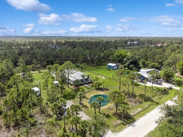7424 Acorn Blvd, Punta Gorda, FL 33982 - aerial view of property's location with a heavily wooded area