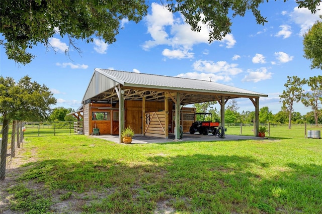 5221 Blackjack Cir, Punta Gorda, FL 33982 - view of yard with an exterior structure and an outbuilding