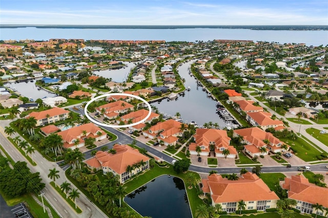 2630 Tarpon Cove Dr Unit 212, Punta Gorda, FL 33950 - aerial view of property's location with a large body of water and nearby suburban area