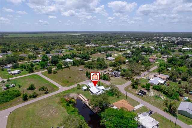 405 Ridgecrest Dr, Punta Gorda, FL 33982 - aerial view of residential area featuring a nearby body of water