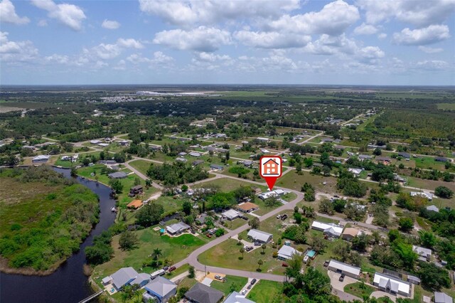 405 Ridgecrest Dr, Punta Gorda, FL 33982 - aerial view of property and surrounding area with a nearby body of water
