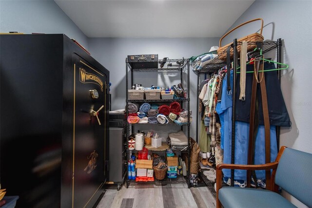 405 Ridgecrest Dr, Punta Gorda, FL 33982 - walk in closet featuring wood finished floors