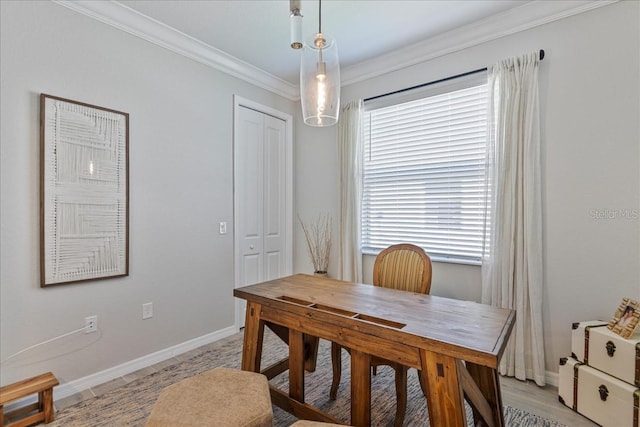 15039 Black Cherry Way, Punta Gorda, FL 33955 - dining room featuring ornamental molding and baseboards