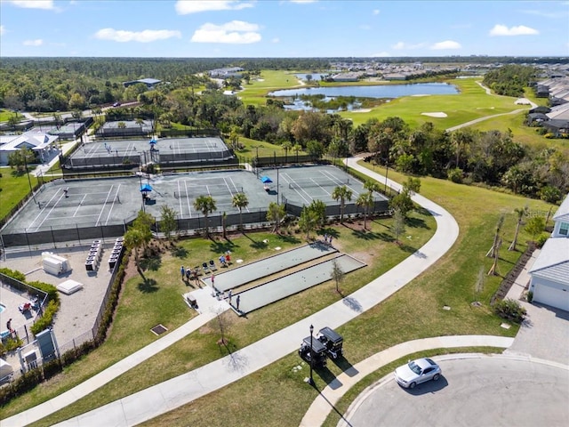 15039 Black Cherry Way, Punta Gorda, FL 33955 - drone / aerial view of a nearby body of water and a golf club