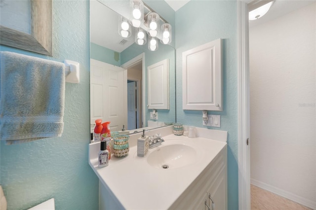 37 Pepe Ct, Punta Gorda, FL 33983 - bathroom with vanity and a textured wall