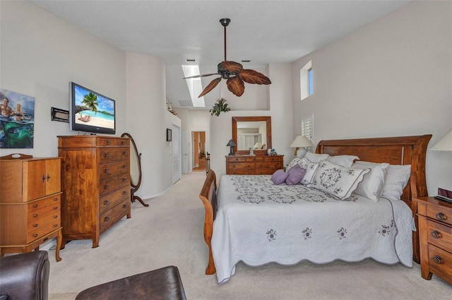 250 Freeport Ct, Punta Gorda, FL 33950 - bedroom featuring light carpet and a ceiling fan