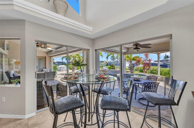 250 Freeport Ct, Punta Gorda, FL 33950 - sunroom / solarium with plenty of natural light and tile patterned floors