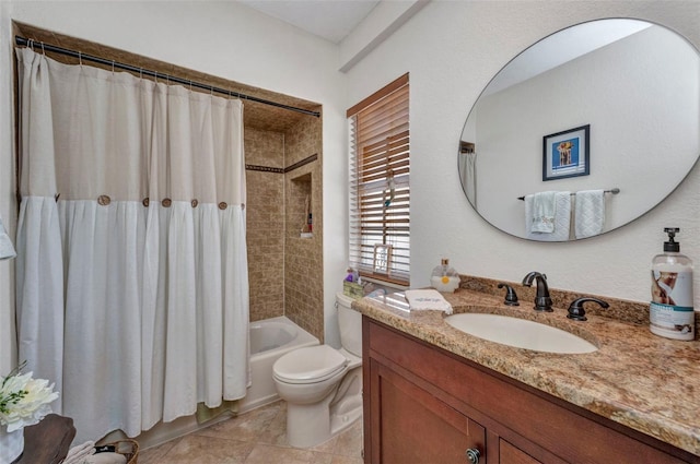 250 Freeport Ct, Punta Gorda, FL 33950 - full bath with vanity, shower / bath combination with curtain, and tile patterned flooring
