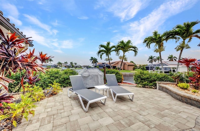 250 Freeport Ct, Punta Gorda, FL 33950 - view of patio with a residential view and grilling area