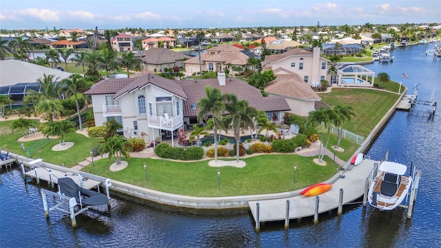 250 Freeport Ct, Punta Gorda, FL 33950 - aerial perspective of suburban area with a large body of water