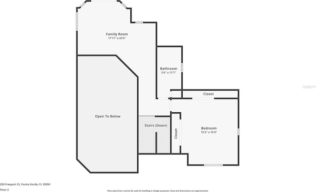 250 Freeport Ct, Punta Gorda, FL 33950 - view of room layout
