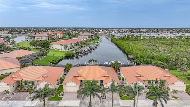 1527 Aqui Esta Dr Unit 3, Punta Gorda, FL 33950 - aerial perspective of suburban area featuring a nearby body of water