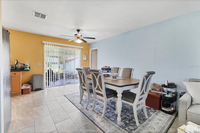 5983 Hobhill Ave, North Port, FL 34287 - dining room featuring ceiling fan