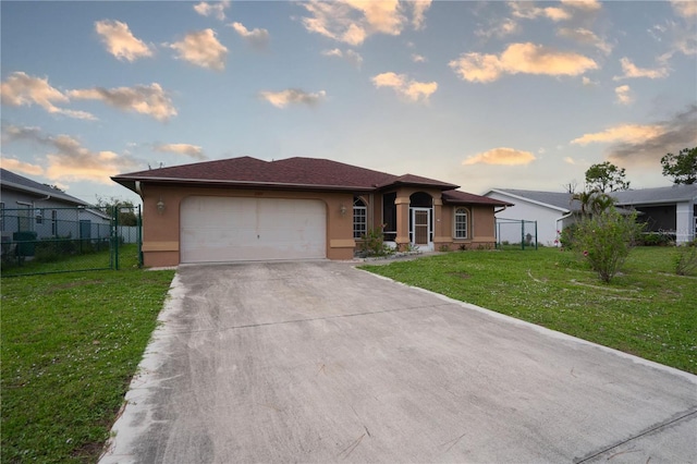 23101 Hillsdale Ave, Port Charlotte, FL 33954 - single story home featuring stucco siding, concrete driveway, and an attached garage