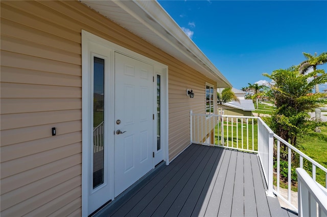 24261 Captain Kidd Blvd, Punta Gorda, FL 33955 - view of wooden terrace