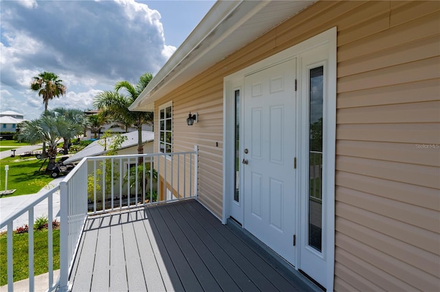 24261 Captain Kidd Blvd, Punta Gorda, FL 33955 - view of wooden terrace