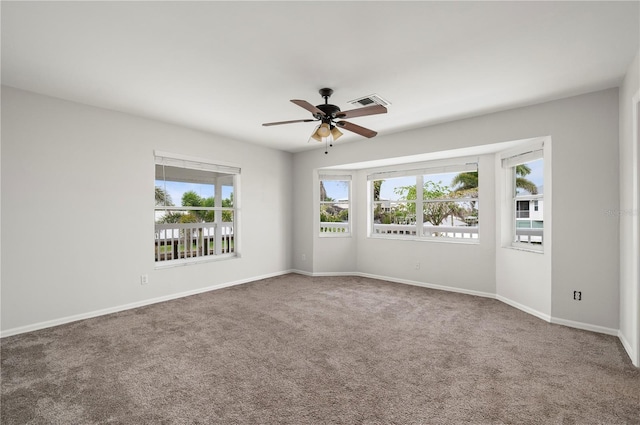 24261 Captain Kidd Blvd, Punta Gorda, FL 33955 - carpeted empty room featuring a ceiling fan and baseboards