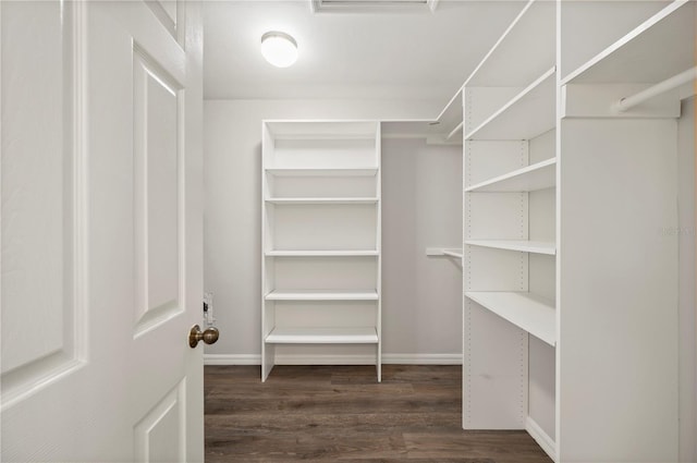 24261 Captain Kidd Blvd, Punta Gorda, FL 33955 - walk in closet with dark wood-style floors