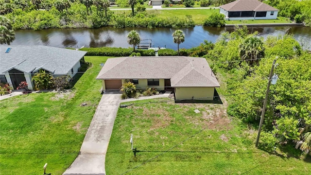 2467 Herron Ter, Port Charlotte, FL 33981 - aerial view of property and surrounding area with a large body of water