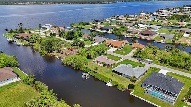 2467 Herron Ter, Port Charlotte, FL 33981 - aerial perspective of suburban area featuring a nearby body of water