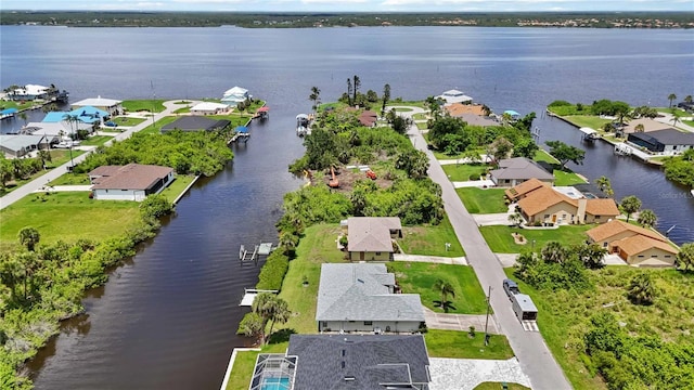 2467 Herron Ter, Port Charlotte, FL 33981 - aerial perspective of suburban area featuring a large body of water