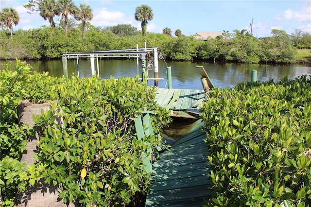 2467 Herron Ter, Port Charlotte, FL 33981 - dock with a water view