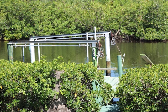 2467 Herron Ter, Port Charlotte, FL 33981 - dock area with a water view
