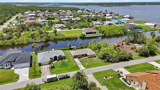 2467 Herron Ter, Port Charlotte, FL 33981 - aerial perspective of suburban area featuring a nearby body of water