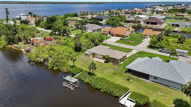 2467 Herron Ter, Port Charlotte, FL 33981 - aerial view of residential area featuring a nearby body of water