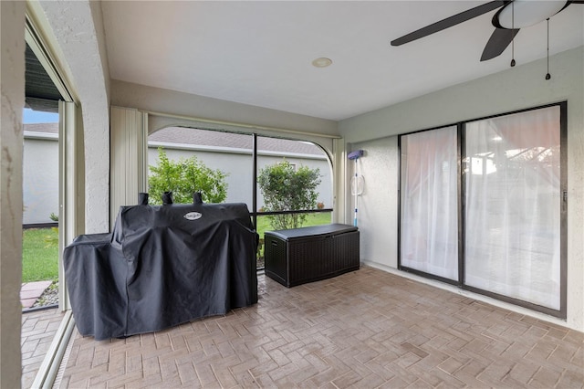 1141 Paraclete Rd, Punta Gorda, FL 33983 - sunroom / solarium with ceiling fan and healthy amount of natural light